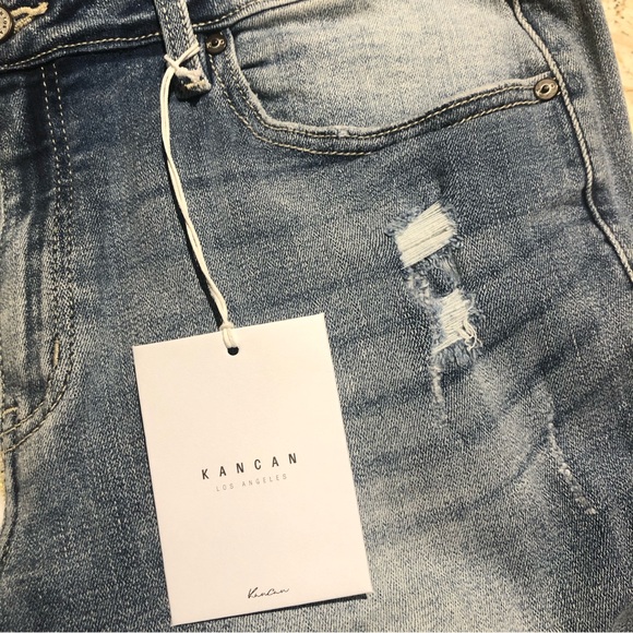 KanCan Kaleigh Mid Rise Distressed Ankle Skinny Jeans - Picture 9 of 9